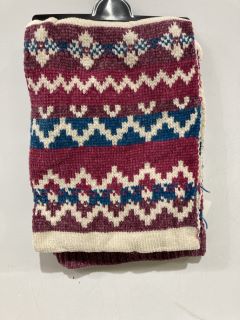 QTY OF ASSORTED JOHN LEWIS ITEMS TO INCLUDE FAIR ISLE SCARF