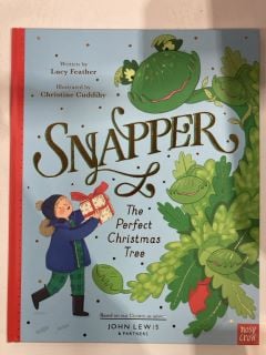 QTY OF JOHN LEWIS SNAPPER THE PERFECT CHRISTMAS TREE BOOKS