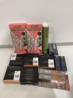 QTY OF ASSORTED BEAUTY ITEMS TO INCLUDE BENEFIT BROW TRYOUTS