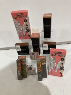 QTY OF ASSORTED BEAUTY ITEMS TO INCLUDE BENEFIT BROW TRYOUTS