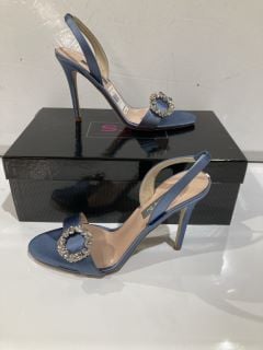 SJP DISH SAT 100 WINK BLUE SHOES SIZE 6 RRP £110