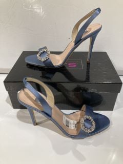 SJP DISH SAT 100 WINK BLUE SHOES SIZE 6 RRP £110