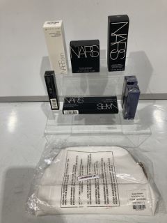 QTY OF ASSORTED BEAUTY ITEMS TO INCLUDE BOBBI BROWN WHITE BAG