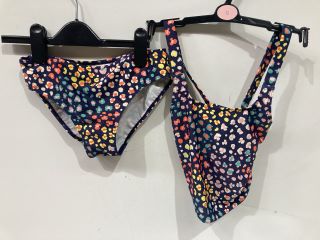 QTY OF ASSORTED CLOTHING TO INCLUDE JOHN LEWIS LEOPARD BIKINI BLUE/MULTI 13 YEARS