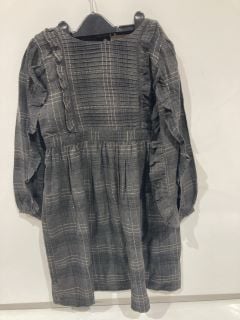 QTY OF ASSORTED CLOTHING TO INCLUDE JOHN LEWIS HEIRLOOM COLLECTION LUREX GREY DRESS 8 YEARS