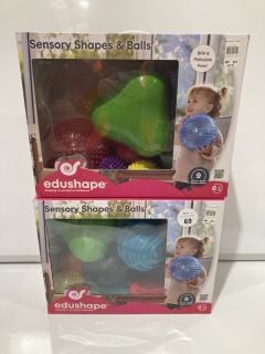 QTY OF ASSORTED CHILDREN TOYS TO INCLUDE SENSORY SHAPES AND BALLS RRP £28