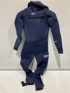 XCEL COMP 5/4MM HOODED WINTER KIDS WETSUIT MIDNIGHT BLUE AGE 8 RRP £229.00