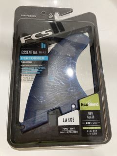 QTY OF FCS II PERFORMER NEO GLASS LARGE TRI FINS RRP £140