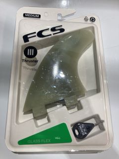 QTY OF M3 NATURAL GLASS FLEX TRI FIN SET RRP £150