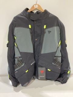 DAINESE CARVE MASTER 3 GTX JACKET BLACK/EBONY/FLUO - YELLOW SIZE 62 TOTAL RRP £385.00