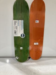 QTY OF ITEMS TO INCLUDE JART SKATEBOARDS ORANGE SIZE 8.25"X3 1.7" TOTAL RRP £170.00