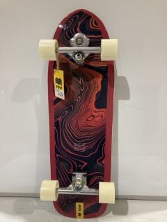 YOW LA SANTA 33 SURF SKATEBOARD - MULTICOLOUR ORANGE/BLACK SIZE 33 INCH TOTAL RRP £280.00