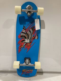 YOW FANNING FALCON DRIVER 32.5" SIGNATURE SERIES SURFSKATE BLACK/BLUE TOTAL RRP £295.00