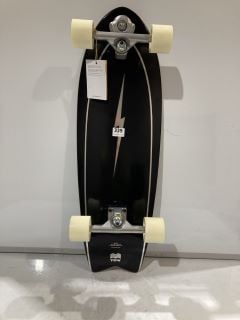 COXO 31" YOW SURF SKATEBOARD FISHTAIL DESIGN BLACK/WHITE TOTAL RRP £253