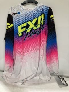 QTY OF ITEMS TO INCLUDE FXR CLUTCH PRO MX JERSEY BLACK/HI VIS SIZE M TOTAL RRP £150.00