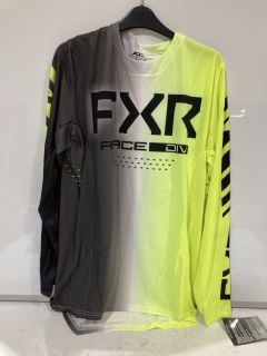 QTY OF ITEMS TO INCLUDE FXR CLUTCH PRO MX JERSEY BLACK/HI VIS SIZE L TOTAL RRP £150.00