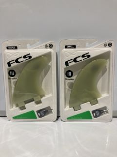 QTY OF M3 NATURAL GLASS FLEX TRI FIN SET RRP £225