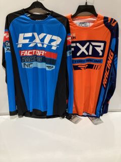 BOX OF ASSORTED ITEMS TO INC CONTENDER MX JERSEY SIZE M RRP £150