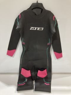 ZONE3 WETSUIT CARE WOMEN'S AGILE BLACK SIZE M TOTAL RRP £70.00