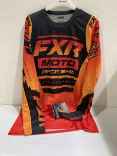 BOX OF ASSORTED ITEMS TO INC REVO COMP MX JERSEY SIZE L RRP £150