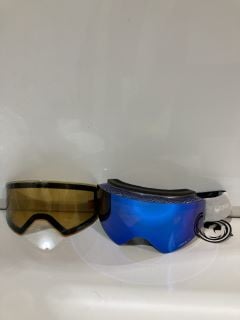 DRAGON R1 OTG - SHIMMER/BLUEION+AMBER GOGGLES TOTAL RRP £225.00