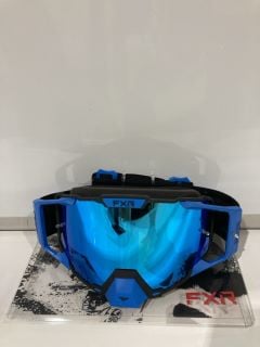 FXR PILOT LE MX MOTOCROSS GOGGLE BLUE TOTAL RRP £85.00