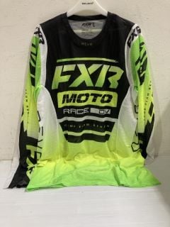 BOX OF ASSORTED ITEMS TO INC REVO COMP MX JERSEY SIZE XL RRP £200