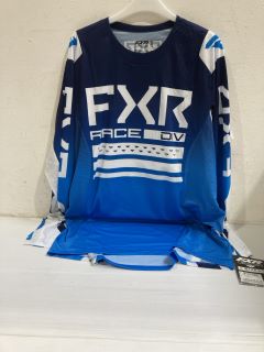 BOX OF ASSORTED ITEMS TO INC YTH PODIUM MX JERSEY SIZE XL RRP £200