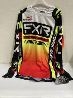 BOX OF ASSORTED ITEMS TO INC PODIUM MX JERSEY SIZE L RRP £200