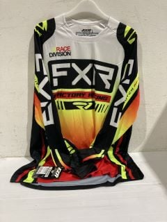 BOX OF ASSORTED ITEMS TO INC YTH PODIUM MX JERSEY SIZE L RRP £150