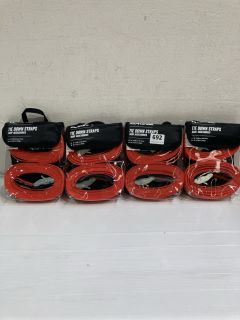 QTY OF TIE DOWNS STRAP SUNFLARE 12' RRP £180