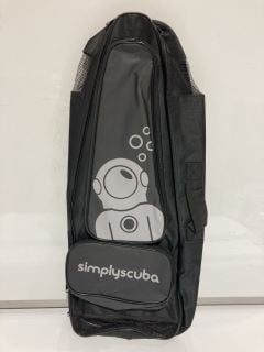 QTY OF SIMPLY SCUBA SNORKELING PACK DIVE BAG-ONE SIZE RRP£130