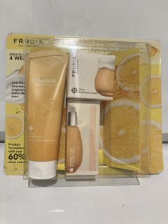 BOX OF ASSORTED ITEMS TO INC FRUDIA CITRUS BRIGHTENING RRP£150