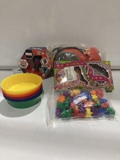 BOX OF ASSORTED ITEMS TO INC SORTING BEARS WITH MATCHING BOWLS RRP£200