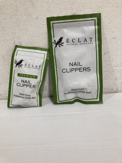 QTY OF ITEMS TO INCLUDE ECLAT NATURAL SKINCARE NAIL CLIPPER