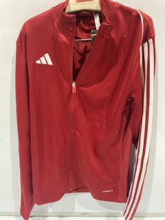 QTY OF CLOTHED INCLUDING ADIDAS RED JACKET MEDIUM