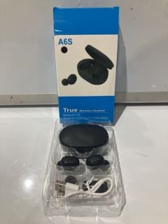 QTY OF ITEMS INCLUDING A6S TRUE WIRELESS HEADSET BLACK