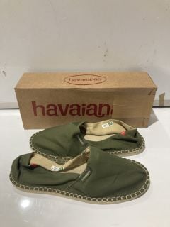 QTY OF SHOES INCLUDING HAVAIANAS ORIGINAL GREEN 39