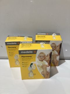 QTY OF ITEMS INCLUDING MEDELA HARMONY MANUAL BREAST PUMP