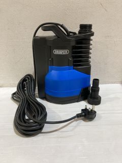 DRAPER SUBMERSIBLE WATER PUMP WITH INTEGRATED FLOAT SWITCH RRP £100