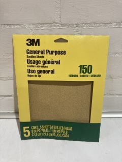 QTY OF ITEMS INCLUDING GENERAL PURPOSE SANDING SHEETS