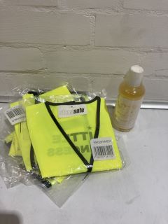 QTY OF ITEMS INCLUDING STANDSAFE HI VIS JACKET MEDIUM