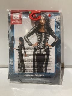 QTY OF ITEMS INCLUDING WOMENS SKELETON COSTUME M