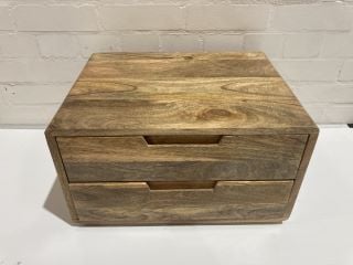 1 X WOODEN SIDE TABLE