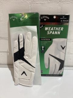 QTY OF ITEMS INCLUDING WEATHER SPANN MENS LEFT GLOVE