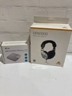 QTY OF ITEMS INCLUDING HPM1000 MULTI-PURPOSE HEADPHONES