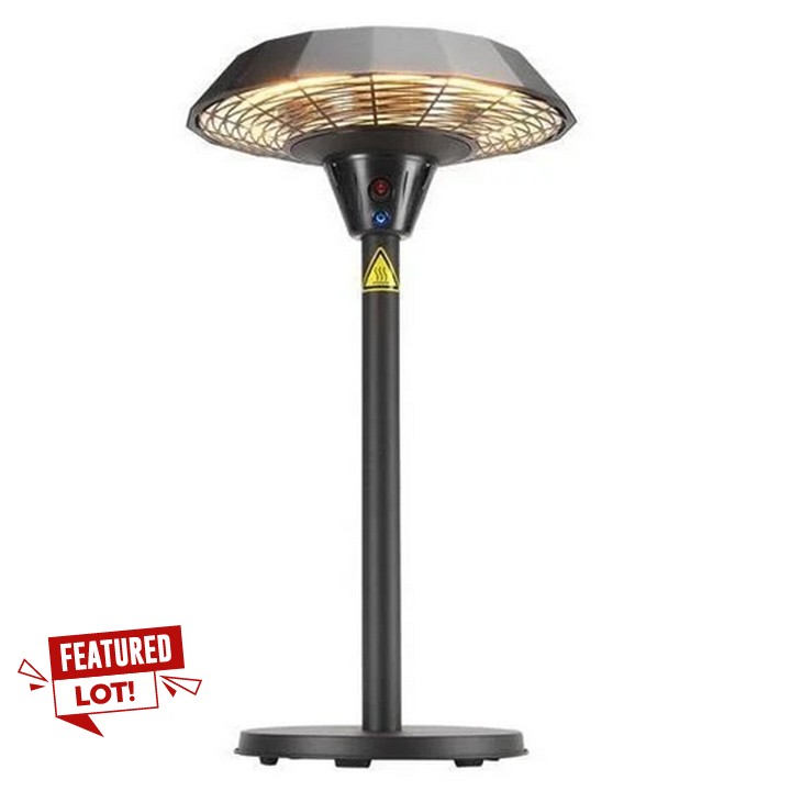 SHADOW DIFFUSION 2.0KW TABLE-TOP PATIO HEATER REMOTE : CODE: 902114 RRP: £166