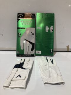 QTY OF ITEMS INCLUDING WEATHER SPANN MENS LEFT GLOVE