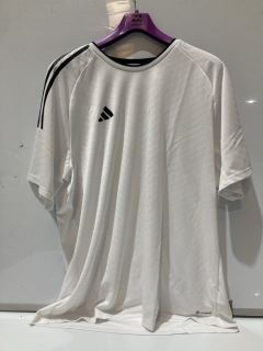 QTY OF CLOTHES INCLUDING ADIDAS WHITE TSHIRT 2XL