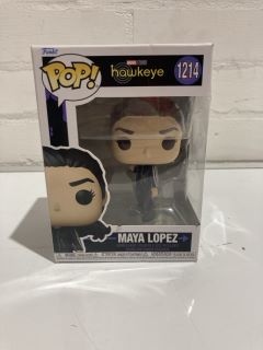 QTY OF ITEMS INCLUDING MAYA LOPEZ MARVEL HAWKEYE FUNKO POP